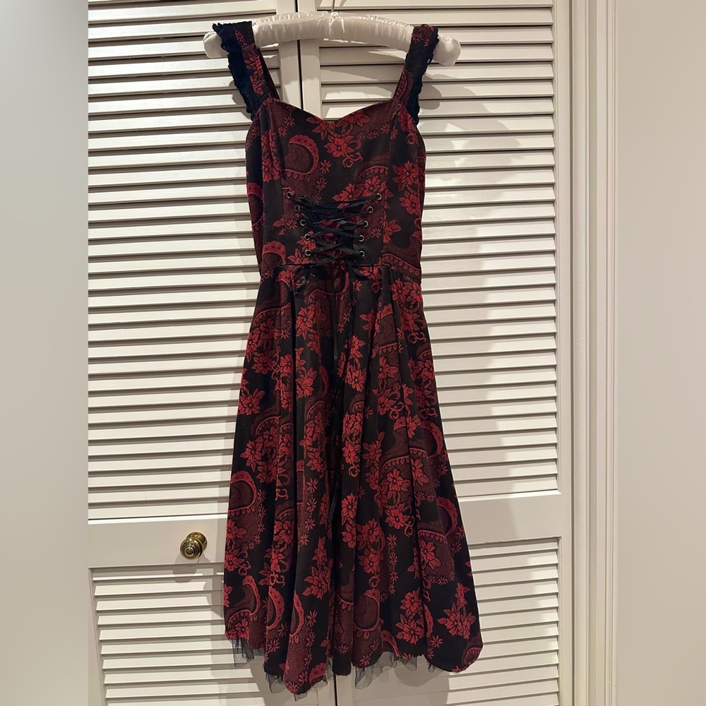Hearts and Roses Corset Dress Size 6